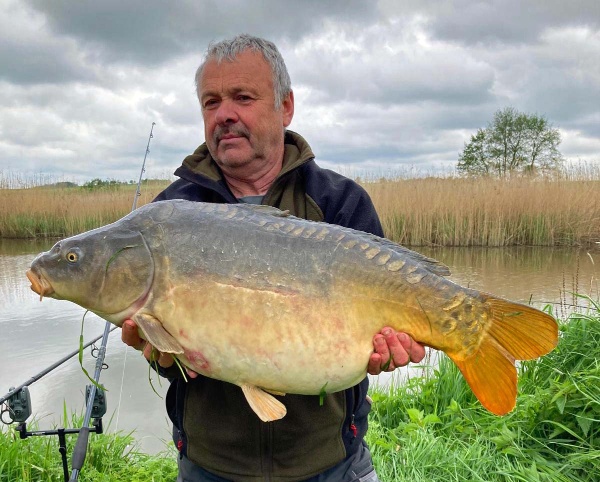Georg Koppen Karpfen 83 cm 24 Pfund Wörnitz