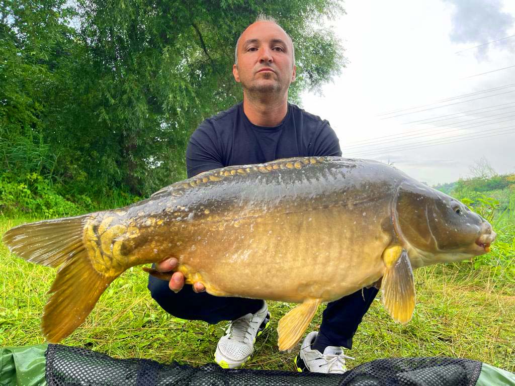 Bernd Baumgärtner Karpfen 76 cm 22 Pfunf Ulrichsee